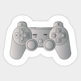 Video Game Inspired Console Playstation Dualshock Gamepad Sticker